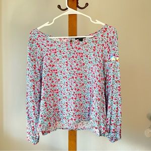 Floral print long sleeve